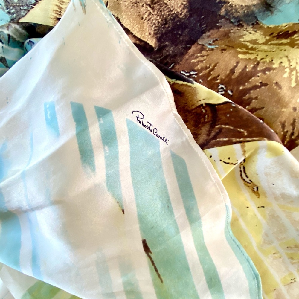 RARE, COLLECTOR’S EUC ROBERTO CAVALLI SILK TROPICAL FITTED FISHTAIL SKIRT - Picture 12 of 16
